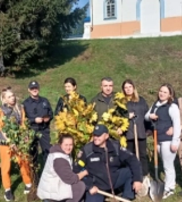 У селі Луцького району висадили новий парк