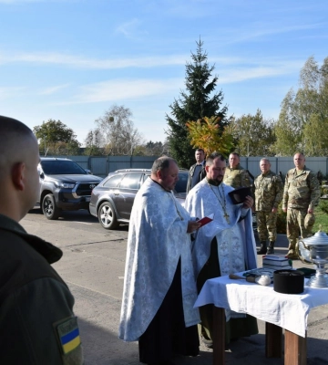 На Волині освятили каплицю для військових