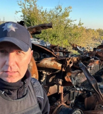 За освобожденным селом следователи нашли позиции захватчиков, откуда обстреливали Харьков