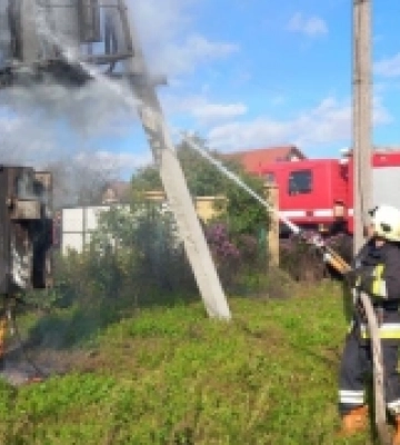 Волинські рятувальники ліквідували пожежу в житловому будинку села Заболотці