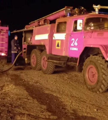 На Одещині через пожежу чоловік опинився у реанімації