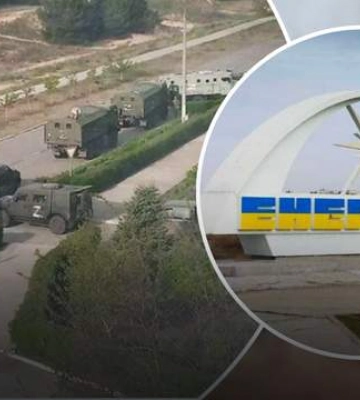 Російські військові та їх посіпаки почали втікати з Енергодару. З собою вивозять награбоване, - Енергоатом