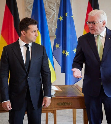 Зеленський анонсував візит в Україну президента Німеччини