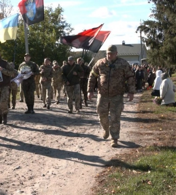 На Волині попрощалися із загиблим на Донеччині 25-річним Володимиром Неродою