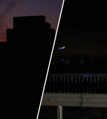 Вимкнені навіть світлофори: у мережі показали відео з окутаного темрявою правого берега Києва
