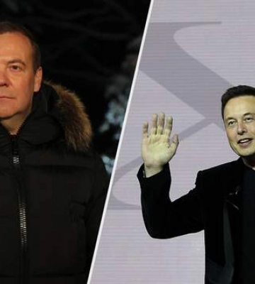 Маск потроллил Медведева, спросив как дела в Бахмуте