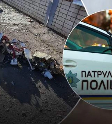 Ракетная атака по Запорожью: патрульные получили серьезные ранения
