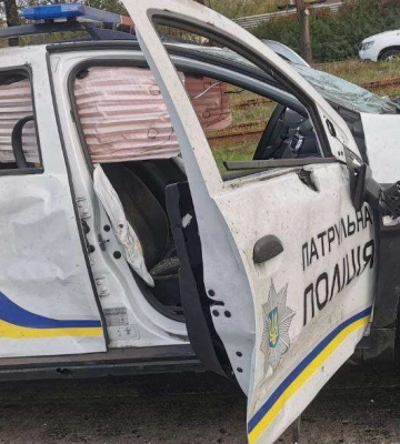 &quot;Подарунок&quot; від окупантів вибухнув поблизу службового авто запорізьких патрульних