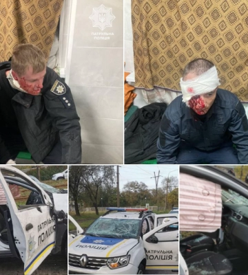 Народилися в сорочці — російська ракета впала поруч з авто патрульних Запоріжжя