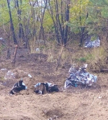 Поліція показали уламки збитих над Київщиною ракет 