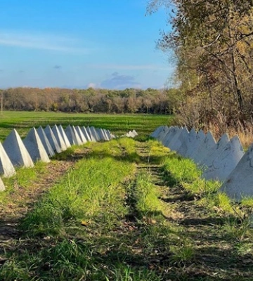 У Бєлгородській області почали будувати укріплення