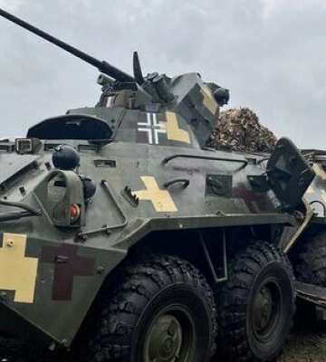 80-а десантно-штурмова бригада поповнилась затрофеєним на Харківщині БТР-82А, - Бутусов. ФОТО