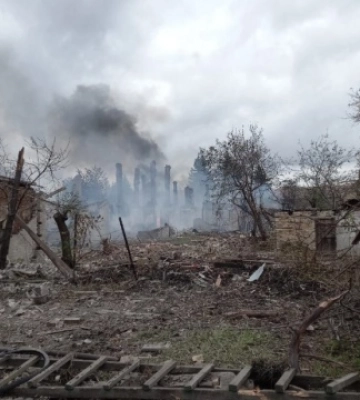 Внаслідок нічного обстрілу Курдюмівки на Донеччині загинули 3 особи, - ОВА. ФОТОрепортаж