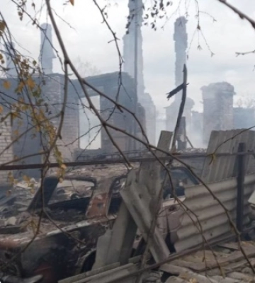 Внаслідок нічного обстрілу Курдюмівки на Донеччині загинули 3 особи, - ОВА. ФОТОрепортаж
