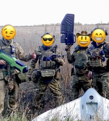 Нацгвардійці приземлили ворожий розвідувальний безпілотник
