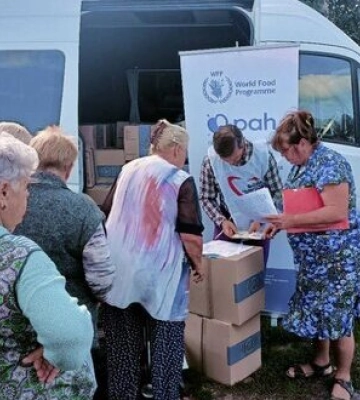 &quot;Фонд Добра та Любові&quot; роздав у Миколаєві понад 40 тисяч продуктових наборів. ФОТОрепортаж