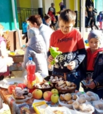 Школярі в селі Луцького району провели благодійну акцію на підтримку ЗСУ. ФОТО
