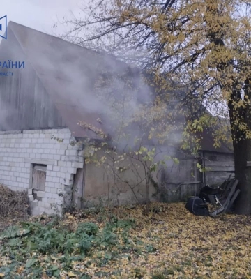 У Ковельському районі трапилися три пожежі господарських споруд