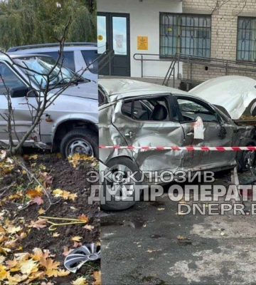 У Дніпрі на Передовий п&amp;#039;яний водій зніс припарковані машини