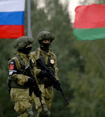 Білоруських військових помітили в Запорізькій області