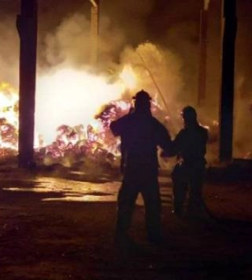 В Одеській області згоріло 45 тонн сільськогосподарської сировини
