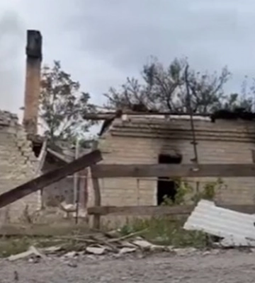 Нацгвардійці показали зруйновану Білогорівку на Луганщині