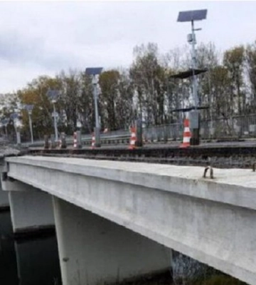 В Харьковской области восстановили мост через Северский Донец