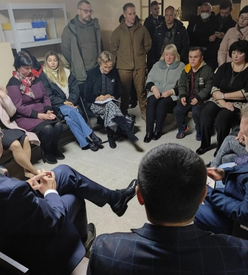 Штайнмайєр мусив ховатися в укриття під час відвідин Чернігівщини