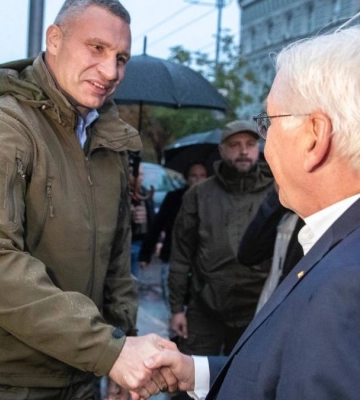 Кличко зустрівся у Києві з президентом Німеччини