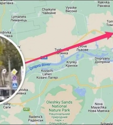 Оккупанты бегут из Херсона на украденных автобусах: колонна двинулась в сторону Берислава
