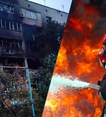 Удар по житлових будинках в Оріхові: моторошні фото та відео