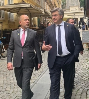 Президент СКУ провів зустріч з прем’єр-міністром Хорватії