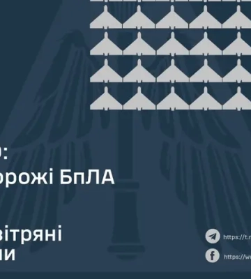 ППО збила менше половини дронів, якими росіяни вдарили по Україні, постраждали п&#039;ять регіонів