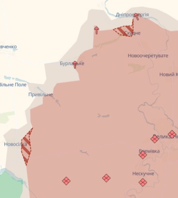 Российская армия продвинулась на Новопавловском направлении – DeepState