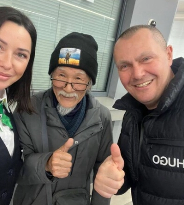 Японский волонтер Фуминори Цучико получил регистрацию в Харькове