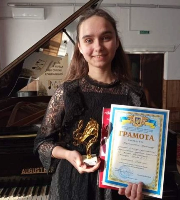 Юна піаністка з Тернополя здобула кілька гран-прі у міжнародних мистецьких конкурсах