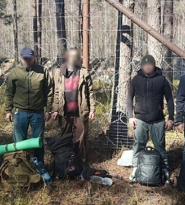Волинські прикордонники затримали шістьох "ухилянтів", які намагались перетнути кордон