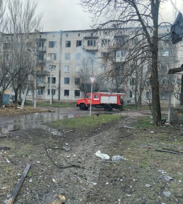 УКК помогал ликвидировать последствия обстрела РФ по Николаевке Донецкой области