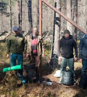 Волинські прикордонники затримали шістьох "ухилянтів", які намагались перетнути кордон