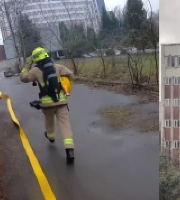 У Рівному горів колишній Радіозавод: постраждалих немає
