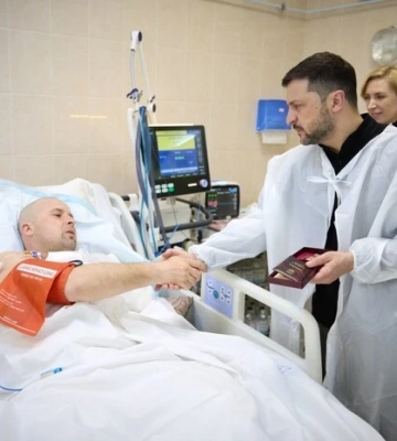 Президент відвідав медзаклад у Дніпрі, де лікують військових