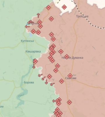 Окупанти постійно намагаються встановити переправу через річку Оскіл на Харківщині - Трегубов