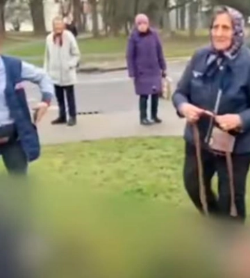 Во Львове женщины "отбили" мужчину от ТЦК