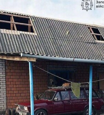 Доба на Запоріжжі: окупанти обстріляли 8 населених пунктів, пошкоджені будинки