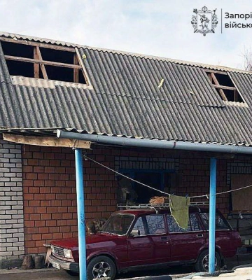 Упродовж доби армія РФ завдала 539 ударів по 8 населених пунктах Запорізької області