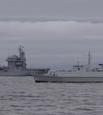 Кораблі ВМС ЗСУ "Черкаси" та "Чернігів" отримали оцінку взаємосумісності за стандартами НАТО. ВIДЕО