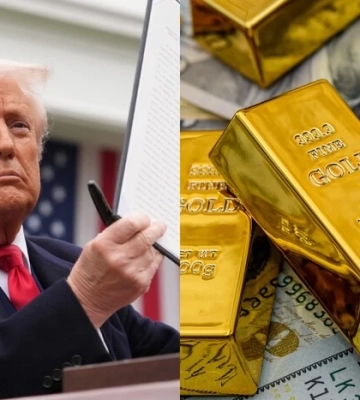 Мита Трампа обвалили світові ринки, піднявши золото до рекордного максимуму