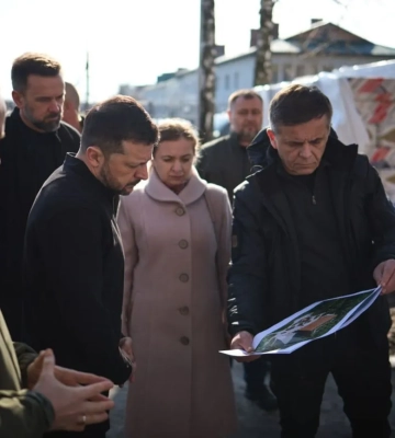 Зеленський відвідав місце російського злочину на Чернігівщині