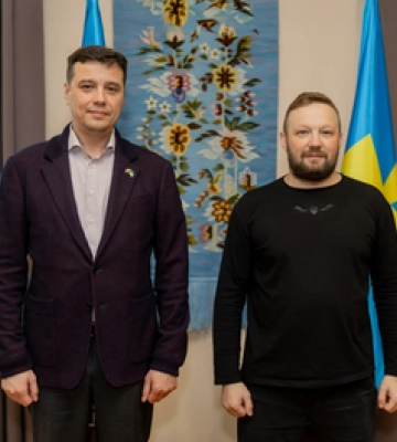 Володимир Когут зустрівся з почесним консулом Литви у Полтавській області Володимиром Пилипенком