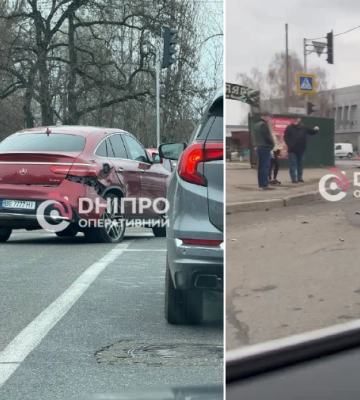 Лівий берег в заторах: у Дніпрі сталося кілька ДТП